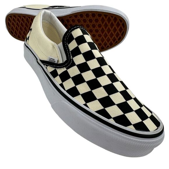 VANS Classic Slip-On Checkerboard Sneakers Women’s Size 7.5 Men’s Size 6 - Picture 1 of 9